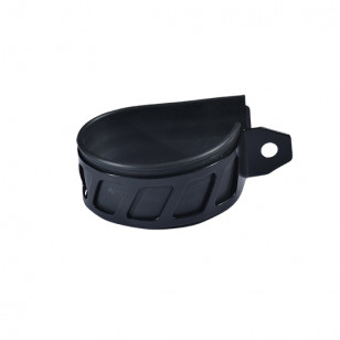 COLLIER SILENCIEUX POT MOTO DOPPLER ADAPT. ER1 / WR7 / GP8.0 (NOIR+CAOUTCHOUC NOIR) D70 MM Échappements sur le site du spécia...