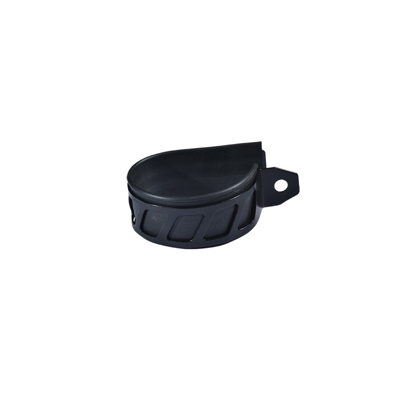 COLLIER SILENCIEUX POT MOTO DOPPLER ADAPT. ER1 / WR7 / GP8.0 (NOIR+CAOUTCHOUC NOIR) D70 MM Échappements sur le site du spécia...