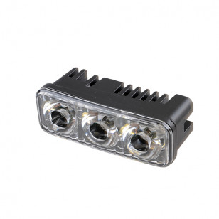 OPTIQUE / PROJECTEUR / ECLAIRAGE ADDITIONNEL TUN'R* LED NOIR ORIENTABLE X1 12V 10W L85MM Éclairages sur le site du spécialist...