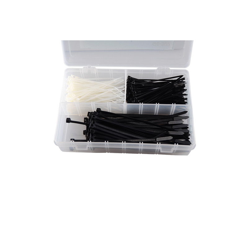 COLLIER RILSAN PLASTIQUE (BOITE DE 250 PCS - 2,5X100MM + 4,8X160MM - NOIR + TRANSPARENT) ATELIER sur le site du spécialiste d...