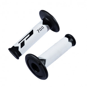 REVETEMENT/POIGNEE PROGRIP 788 BLANC/NOIR (PR) TRIPLE DENSITE 115MM Revêtements et Poignées sur le site du spécialiste des de...