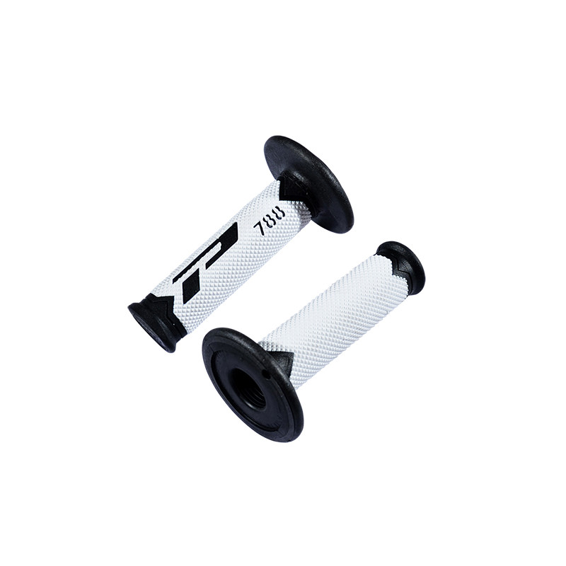 REVETEMENT/POIGNEE PROGRIP 788 BLANC/NOIR (PR) TRIPLE DENSITE 115MM Revêtements et Poignées sur le site du spécialiste des de...