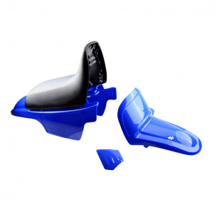 CARROSSERIE MOTO KIT ADAPT. YAMAHA PW50 1981- (4 PCS) BLEU MAXI-SCOOTER sur le site du spécialiste des deux roues O-TAKET.COM