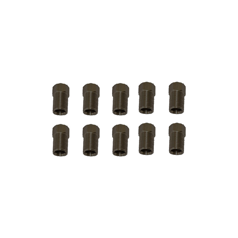RACCORD DURITE FREIN HYDRAULIQUE ECROU COMPRESSION COMPATIBLE SHIMANO FILETAGE EXTERNE M8X ATELIER sur le site du spécialiste...
