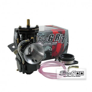 CARBU STAGE6 R/T MKII TYPE PWK 34 AVEC POWER JET (BOISSEAU PLAT / STARTER TIRETTE / DEPRESSION Carburations sur le site du sp...