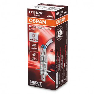 LAMPE/AMPOULE 12V 55W (H1) OSRAM PROJECTEUR NIGHT BREAKER SCOOTER sur le site du spécialiste des deux roues O-TAKET.COM