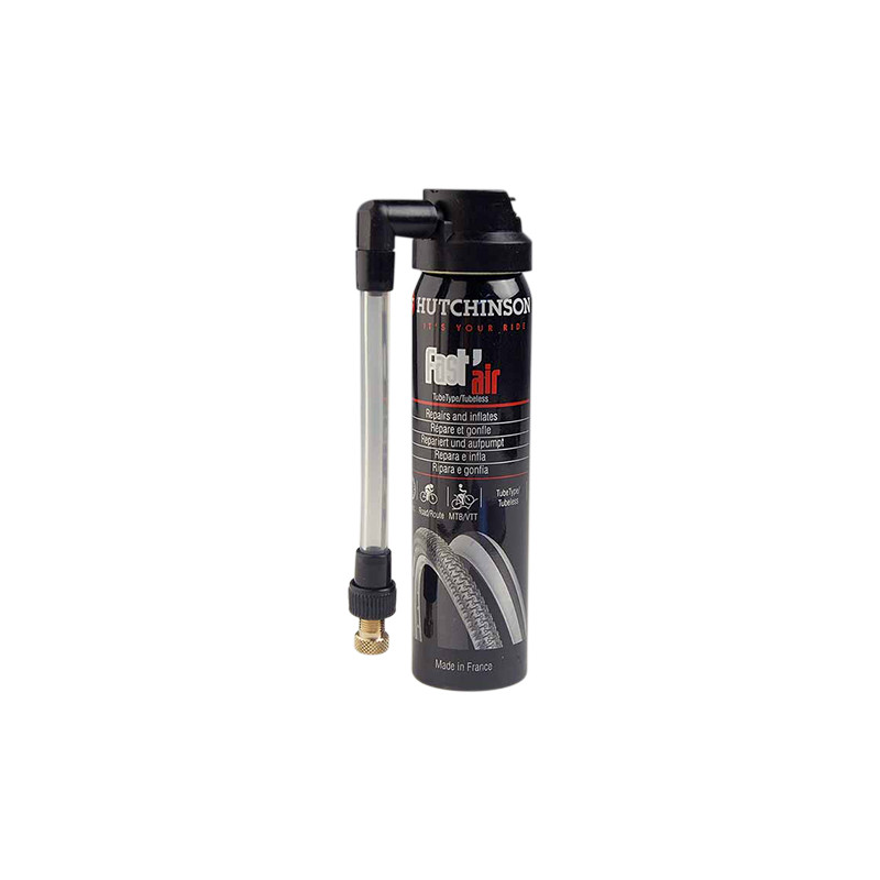 BOMBE ANTI-CREVAISON HUTCHINSON 75ML FAST'AIR RACCORD (SPRAY) X1 ATELIER sur le site du spécialiste des deux roues O-TAKET.COM