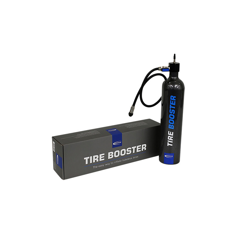 OUTIL MONTAGE PNEU TUBELESS RESERVOIR D'AIR COMPRIME SCHWALBE TIRE BOOSTER ALU 11BAR VP/VS ATELIER sur le site du spécialiste...