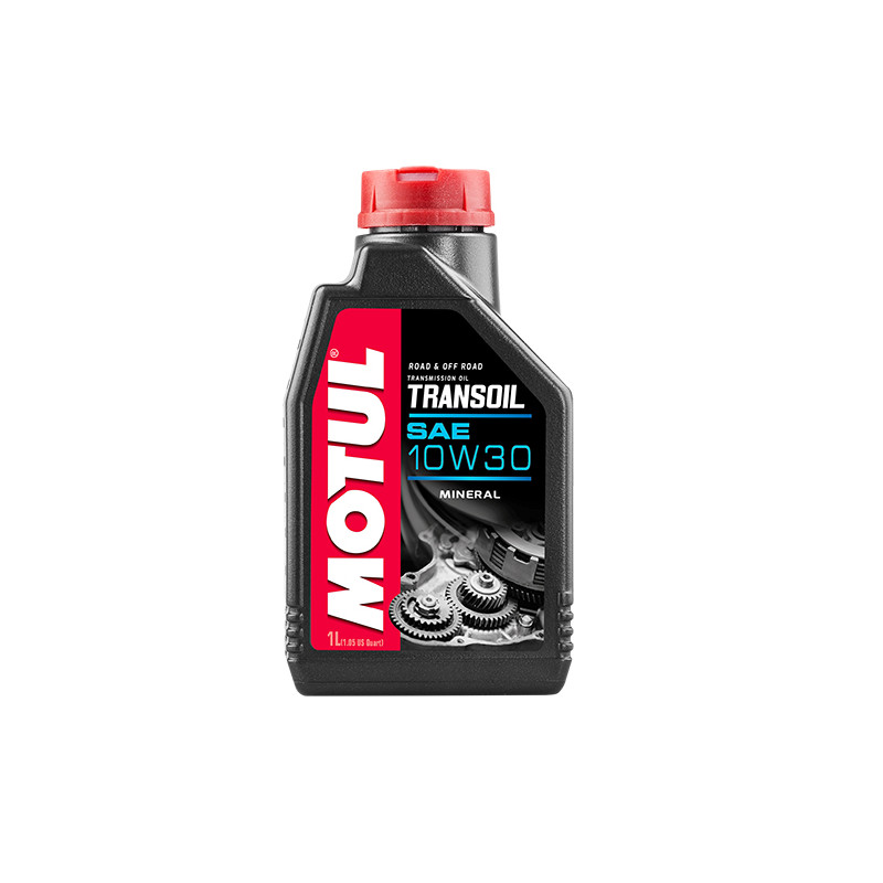 HUILE BOITE/TRANSMISSION MOTUL TRANSOIL 10W30 (1L) LUBRIFIANTS sur le site du spécialiste des deux roues O-TAKET.COM