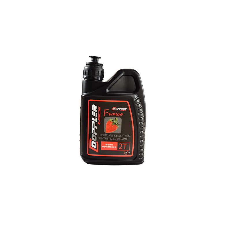 HUILE MOTEUR 2T DOPPLER RACING SYNTHETIQUE SENTEUR FRAISE (1L) Lubrifiant sur le site du spécialiste des deux roues O-TAKET.COM