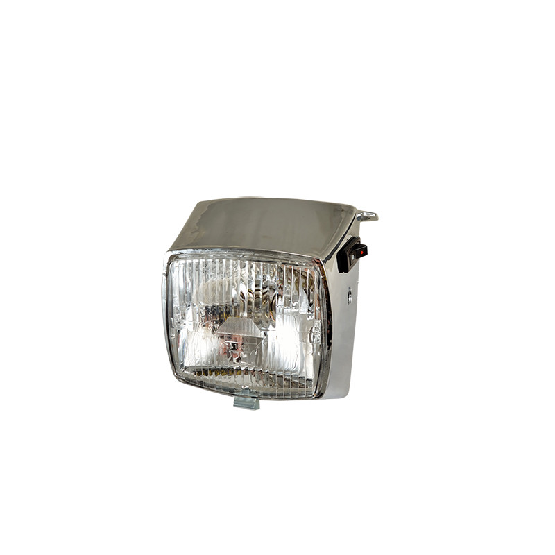 OPTIQUE / PHARE CYCLO TEKNIX* ADAPT. 103 MVL / VOGUE / CHRONO - COMPLET 12 VOLT - CHROME Éclairages sur le site du spécialist...