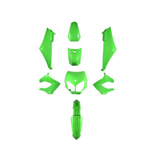 CARROSSERIE MOTO TUN'R KIT ADAPT. DERBI SENDA XTREME / XRACE 2000-2011 / DRD →2006 VERT (8 PIECES) Carrosseries sur le site d...