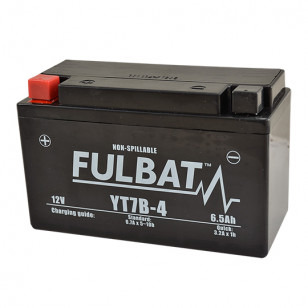 BATTERIE YT7B-4 (BS) FULBAT 12V6.5AH LG150 L65 H93 (SLA - SANS ENTRETIEN) Batteries sur le site du spécialiste des deux roues...