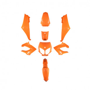 CARROSSERIE MOTO TUN'R KIT ADAPT. DERBI SENDA XTREME / XRACE 2000-2011 / DRD →2006 ORANGE (8 PCS) Carrosseries sur le site du...