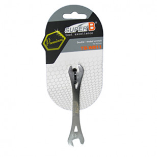 OUTIL SERRAGE SUPER B TB-WR11 EN DOUBLE 9/11MM (CLE PLATE) ATELIER sur le site du spécialiste des deux roues O-TAKET.COM
