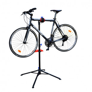 OUTIL REPARATION - PIED D'ATELIER VELO MONTAGE PLIABLE AVEC TABLETTE OUTILLAGES sur le site du spécialiste des deux roues O-T...