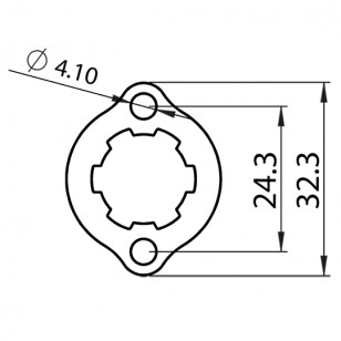 PLAQUETTE MAINTIEN PIGNON SORTIE BOITE MOTO ADAPT. DERBI EURO2/EURO3/EURO4 SPECIFIQUE 11 D 50 À BOITE sur le site du spéciali...