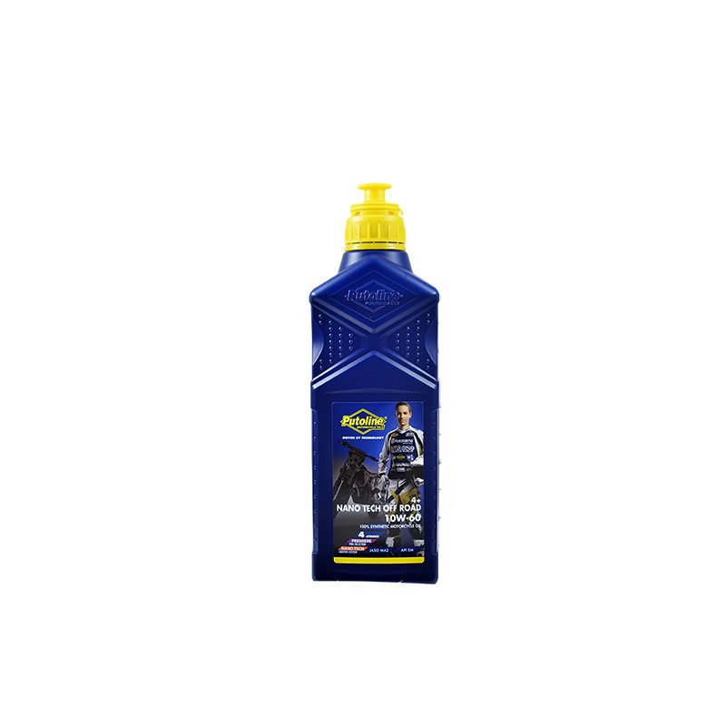 HUILE MOTEUR 4T PUTOLINE MOTO NANO TECH OFF ROAD 4+ 10W60 100% SYNTHESE (1L) ATELIER sur le site du spécialiste des deux roue...