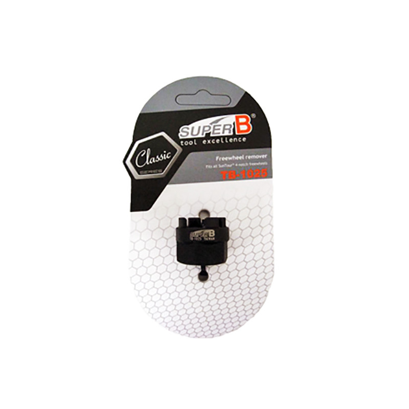 OUTIL DEMONTE ROUE LIBRE SUPER B TB-1025 COMPATIBLE SUNTOUR 4 ERGOTS (CLASSIC) ATELIER sur le site du spécialiste des deux ro...