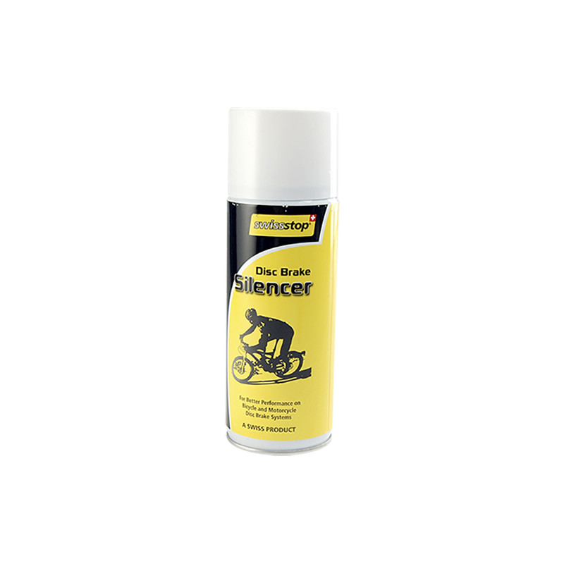 BOMBE POUR FREIN DISQUE SWISSTOP ANTI-BRUIT-VIBRATIONS 400ML ATELIER sur le site du spécialiste des deux roues O-TAKET.COM