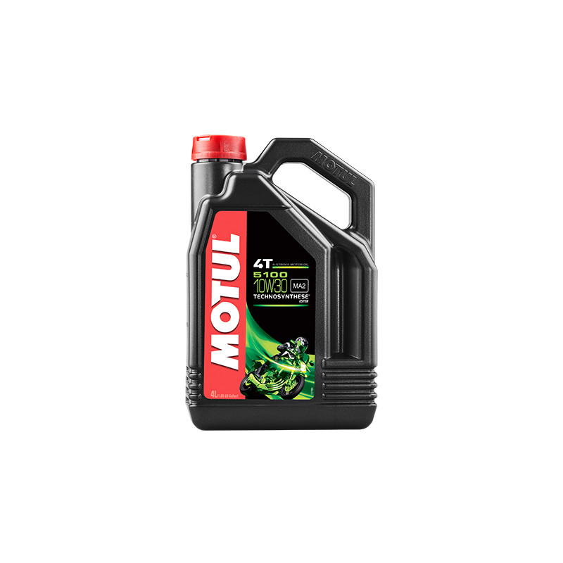 HUILE MOTEUR 4T MOTUL 5100 10W30 (4L) LUBRIFIANTS sur le site du spécialiste des deux roues O-TAKET.COM