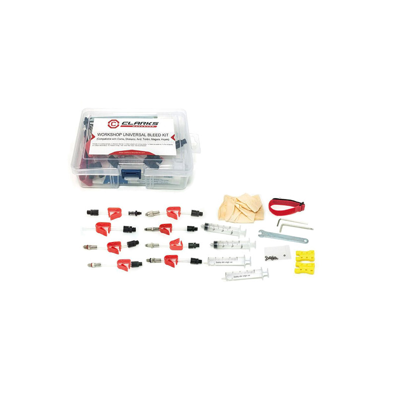 OUTIL DE PURGE CLARKS FREIN HYDRAULIQUE TOUTES MARQUES (KIT) ATELIER sur le site du spécialiste des deux roues O-TAKET.COM