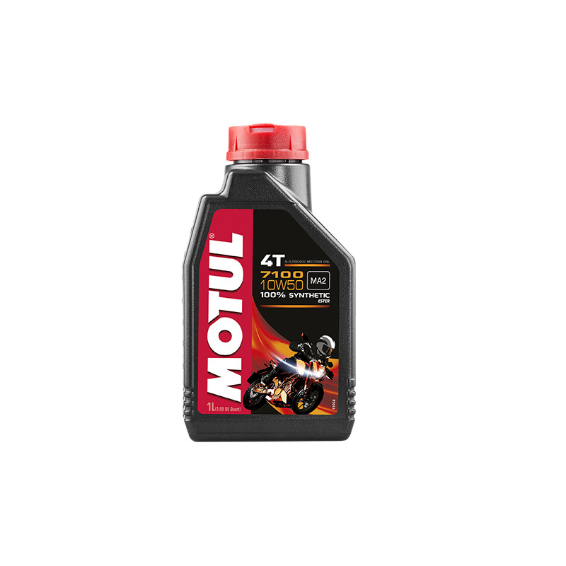 HUILE MOTEUR 4T MOTUL 7100 10W50 (1L) LUBRIFIANTS sur le site du spécialiste des deux roues O-TAKET.COM