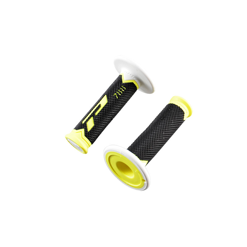 REVETEMENT/POIGNEE PROGRIP 788 JAUNE FLUO/NOIR/BLANC (PR) TRIPLE DENSITE Revêtements et Poignées sur le site du spécialiste d...