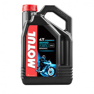 HUILE MOTEUR 4T MOTUL 3000 20W50 (4L) LUBRIFIANTS sur le site du spécialiste des deux roues O-TAKET.COM