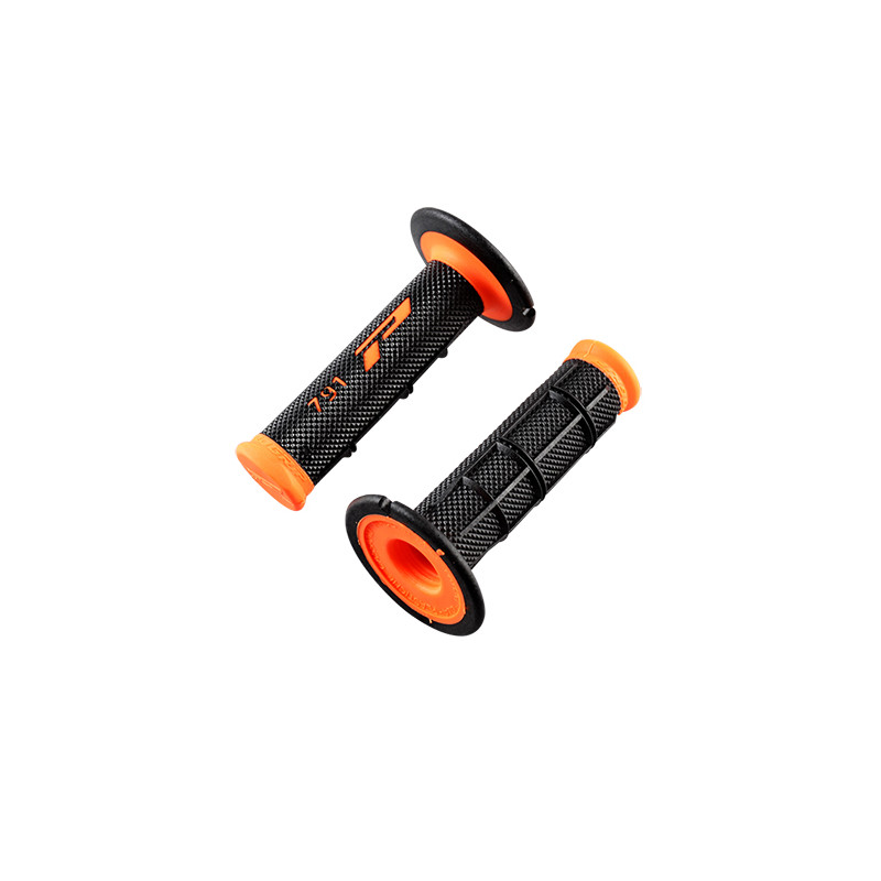 REVETEMENT/POIGNEE PROGRIP 791 ORANGE FLUO/NOIR (PR) DOUBLE DENSITE 115MM Revêtements et Poignées sur le site du spécialiste ...