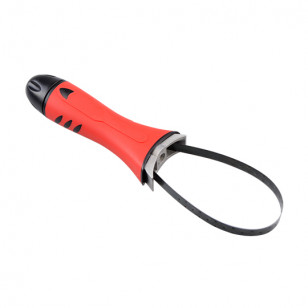 OUTIL DEMONTE FILTRE A HUILE A RUBAN (DIA 65 A105) - MANCHE PLASTIQUE ATELIER sur le site du spécialiste des deux roues O-TAK...