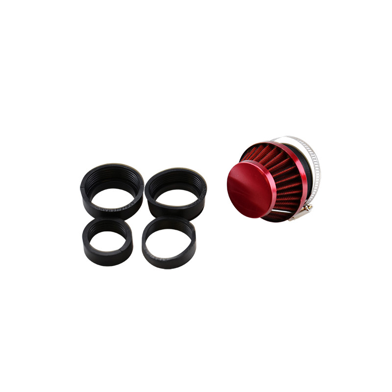 FILTRE A AIR TUN'R D44--58 CONIQUE KN PM DROIT ROUGE Filtres sur le site du spécialiste des deux roues O-TAKET.COM