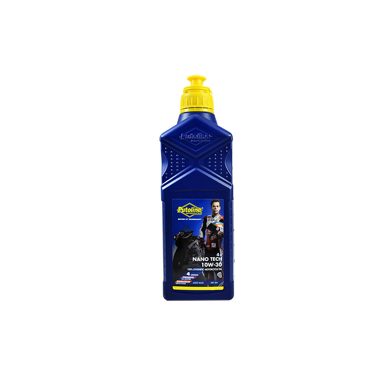 HUILE MOTEUR 4T PUTOLINE MOTO NANO TECH 4+ 10W30 100% SYNTHESE (1L) ATELIER sur le site du spécialiste des deux roues O-TAKET...
