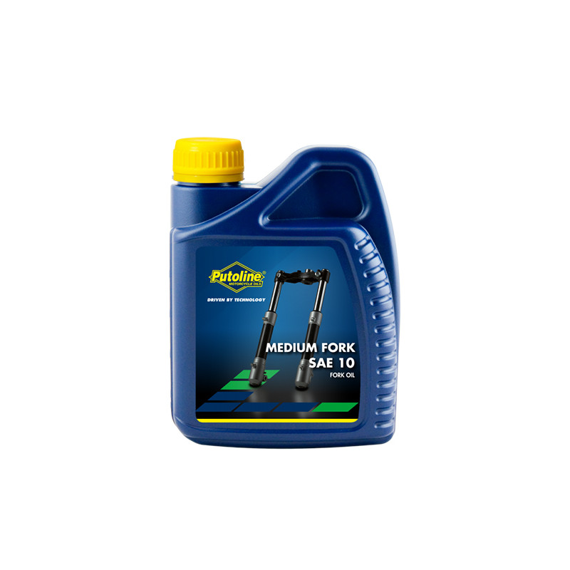 HUILE FOURCHE PUTOLINE SAE 10 MINERALE MEDIUM (500ML) LUBRIFIANTS sur le site du spécialiste des deux roues O-TAKET.COM