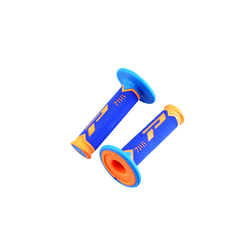 REVETEMENT/POIGNEE PROGRIP 788 ORANGE FLUO/BLEU (PR) TRIPLE DENSITE 115MM Revêtements et Poignées sur le site du spécialiste ...