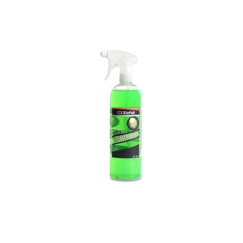 NETTOYANT/DEGRAISSANT CHAINE ET DERAILLEUR ZEFAL BIO DEGREASER AV. PULVERISATEUR (1 LITRE) ATELIER sur le site du spécialiste...