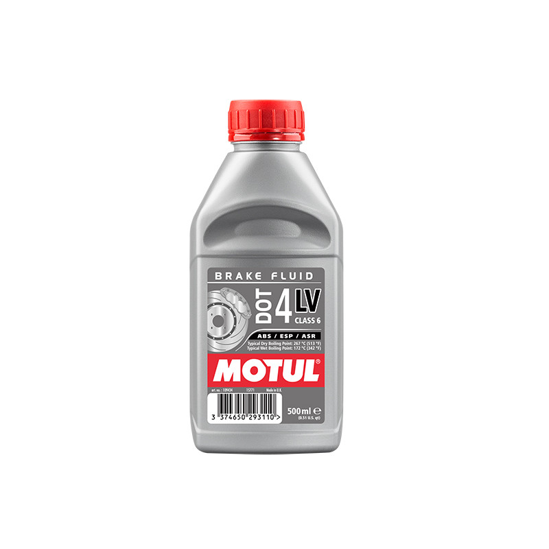 LIQUIDE FREIN DOT4 LV MOTUL BRAKE FLUID (500ML) LUBRIFIANTS sur le site du spécialiste des deux roues O-TAKET.COM