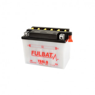 BATTERIE YB4L-B FULBAT 12V4AH LG120 L70 H92 (LIVRE SANS ACIDE) Batteries sur le site du spécialiste des deux roues O-TAKET.COM