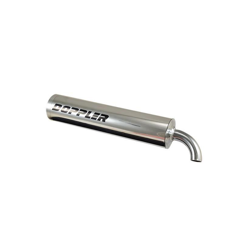 SILENCIEUX / CARTOUCHE SCOOTER DOPPLER S3R ALU POLI MONTAGE UNIVERSEL (D.60MM) Échappements sur le site du spécialiste des de...