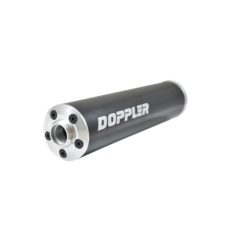 SILENCIEUX / CARTOUCHE MOTO DOPPLER ER1 NOIR MONTAGE UNIVERSEL D.70MM (50 A BOITE) Échappements sur le site du spécialiste de...