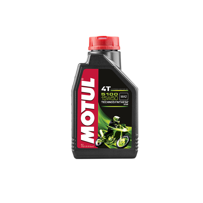 HUILE MOTEUR 4T MOTUL 5100 15W50 (1L) LUBRIFIANTS sur le site du spécialiste des deux roues O-TAKET.COM