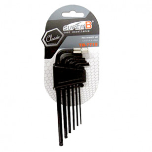 OUTIL CLE ALLEN SUPER B TB-7715 EN 2/2.5/3/4/5/6/8MM (JEU 7 CLES) (CLASSIC) ATELIER sur le site du spécialiste des deux roues...