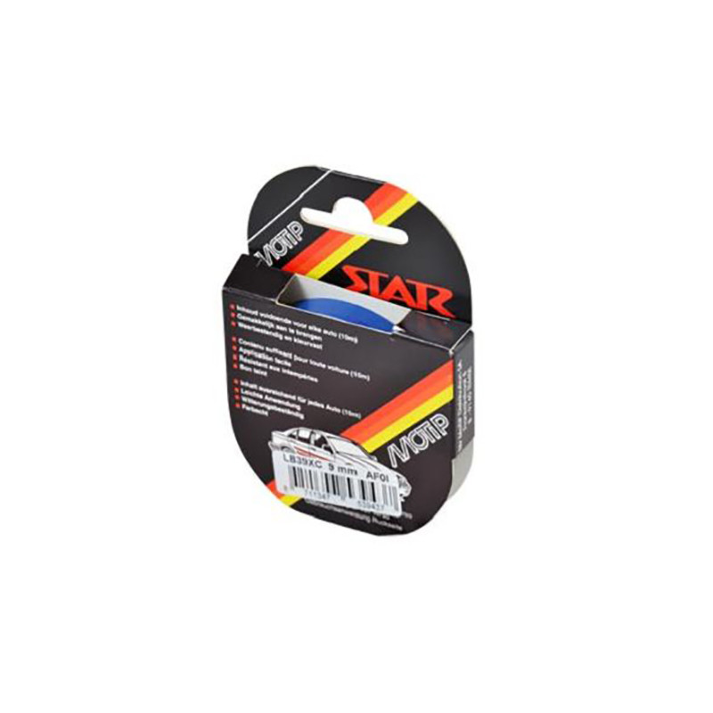 AUTOCOLLANT LISERET BLEU FONCE 9MM (10M) POUR JANTE/CARROSSERIE SCOOTER sur le site du spécialiste des deux roues O-TAKET.COM