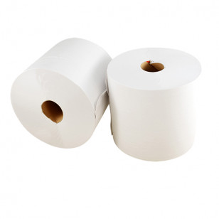 BOBINE PAPIER ESSUIE MAINS BLANC 100 % RECYCLE ROULEAU 300M (LOT DE 2) MADE IN FRANCE ATELIER sur le site du spécialiste des ...