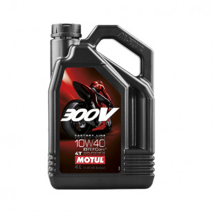 HUILE MOTEUR 4T MOTUL 300V FACTORY LINE 10W40 (4L) LUBRIFIANTS sur le site du spécialiste des deux roues O-TAKET.COM