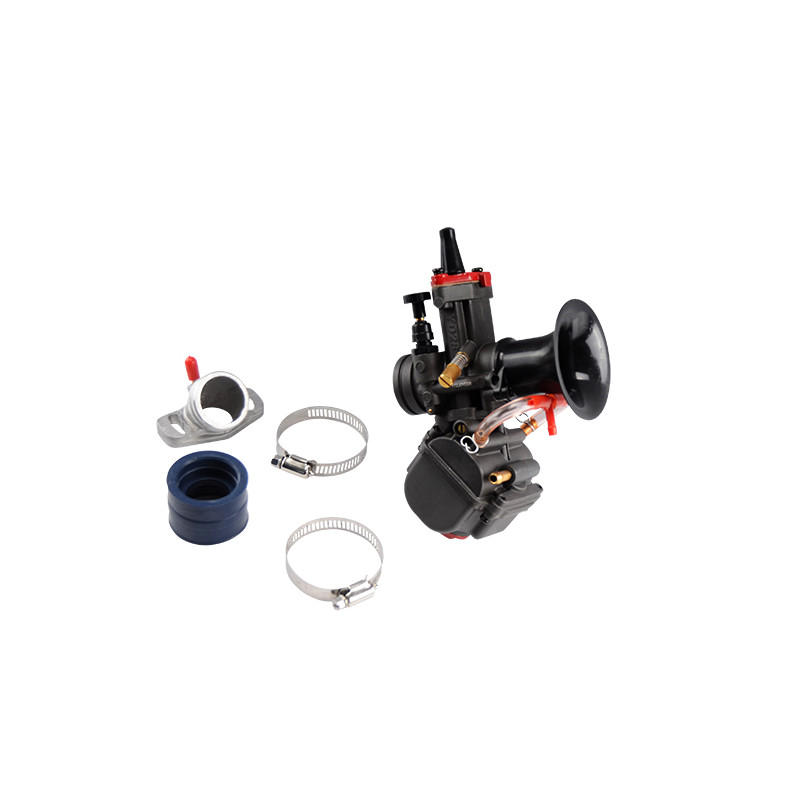 CARBU TYPE PWK 28 CUVE INCLINEE 40° (BOISSEAU PLAT/STARTER TIRETTE) MANCHON 32/34 ET PIPE SCOOTER sur le site du spécialiste ...
