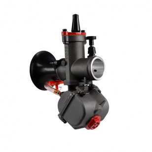 CARBURATEUR TYPE PWK 28 CUVE INCLINEE 40° (BOISSEAU PLAT/STARTER TIRETTE) MANCHON 32/34