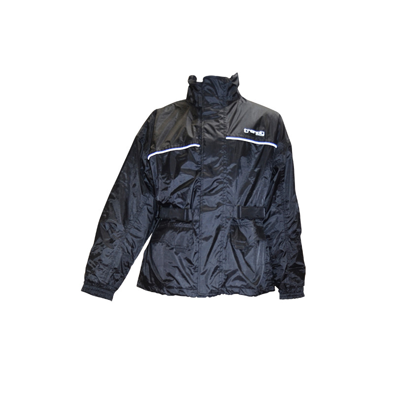 VESTE PLUIE TRENDY AVEC DOUBLURE NOIR M Vêtements pluie sur le site du spécialiste des deux roues O-TAKET.COM