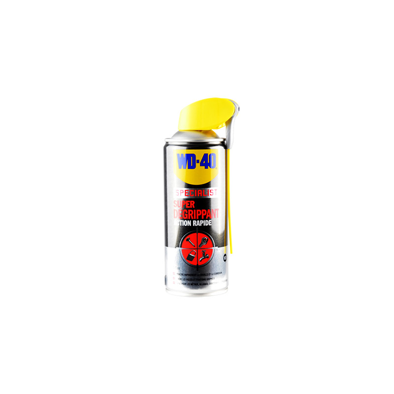 SUPER DEGRIPPANT SPECIALIST WD40 400ML (AEROSOL) JET DOUBLE POSITION ATELIER sur le site du spécialiste des deux roues O-TAKE...