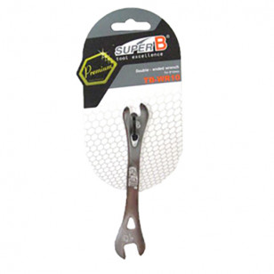 OUTIL SERRAGE SUPER B TB-WR10 EN DOUBLE 8/10MM (CLE PLATE) ATELIER sur le site du spécialiste des deux roues O-TAKET.COM